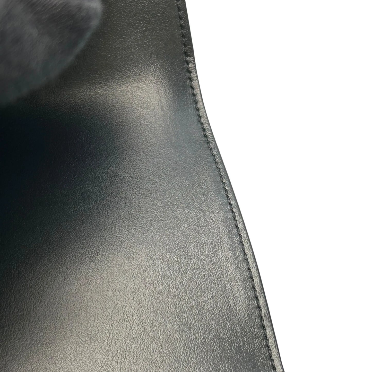 CELINE Triomphe Compact Wallet - Black