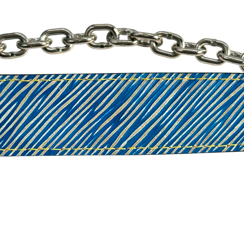 Louis Vuitton Twist MM Epi Leater Light Denim Shoulder Bag - Blue