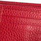 GUCCI GG Marmont Leather Trifold Compact Wallet - Red
