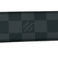 LOUIS VUITTON Damier Graphite Belt - Black