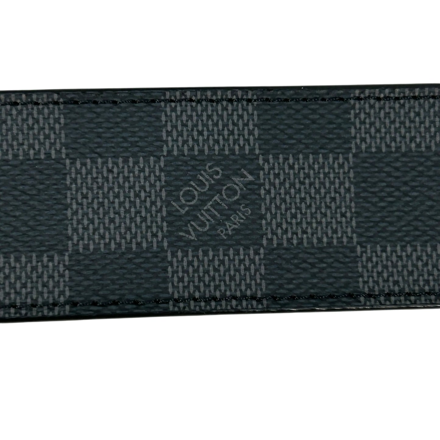 LOUIS VUITTON Damier Graphite Belt - Black