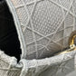 Christian Dior Lady Dior Handbag Shoulder Bag - Gray 