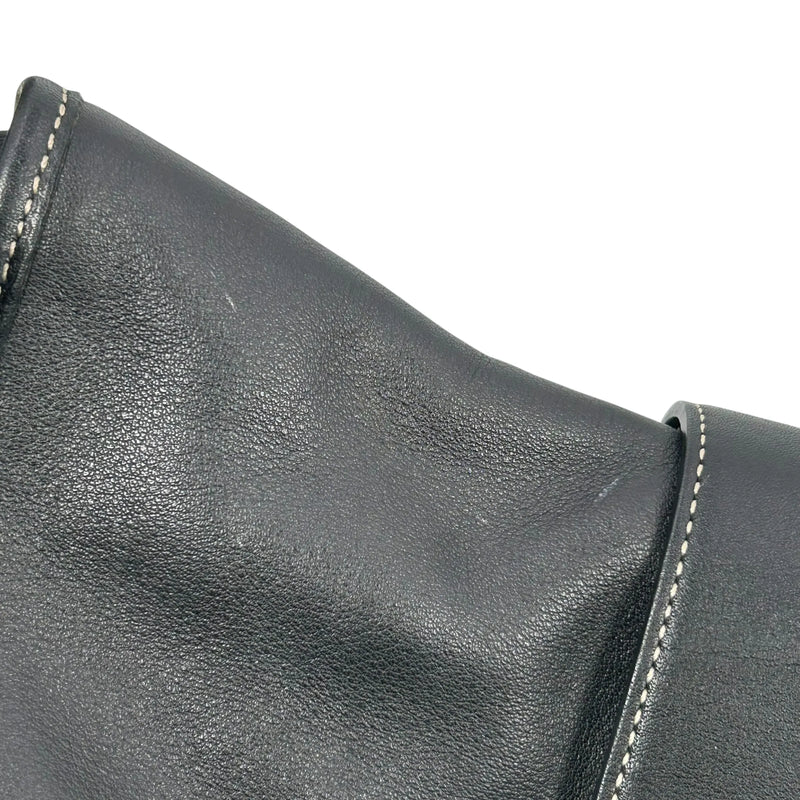 Coach ソーホー クロスボディ メッセンジャー レザー ショルダーバッグ - ブラック