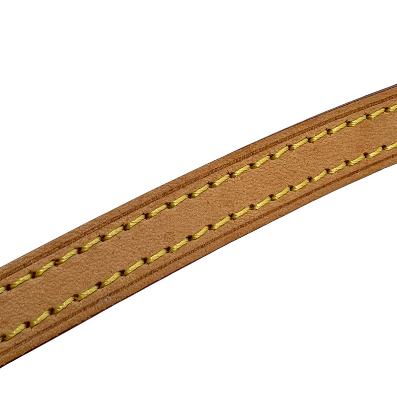 Louis Vuitton Brown Cowhide Leather Strap