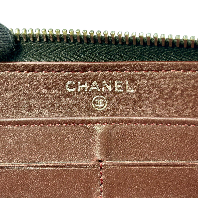 CHANEL Cambon Line Long Wallet - Black