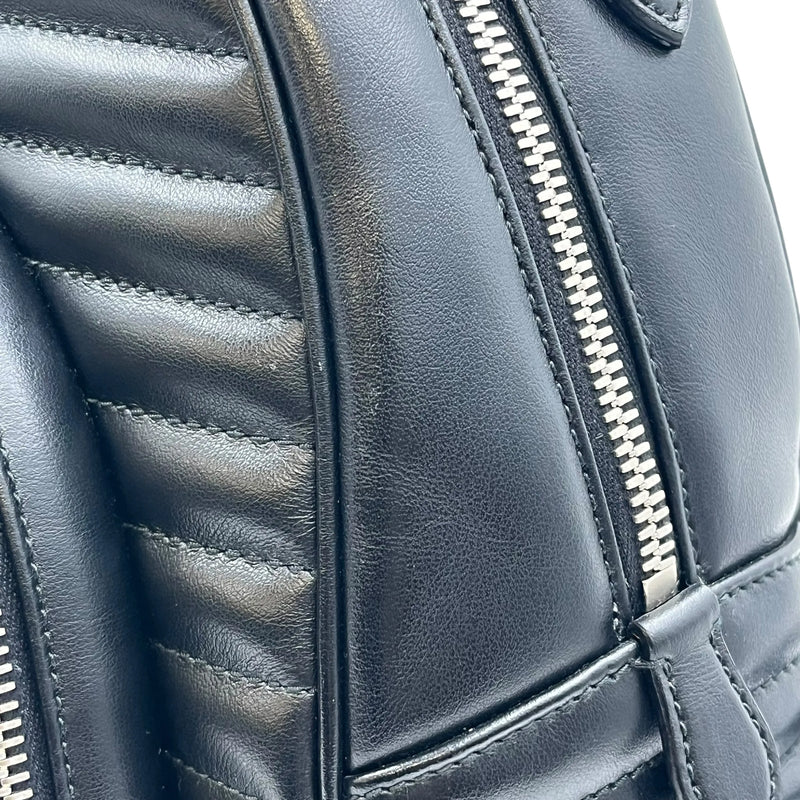 PRADA Diagramme Leather Backpack - Black