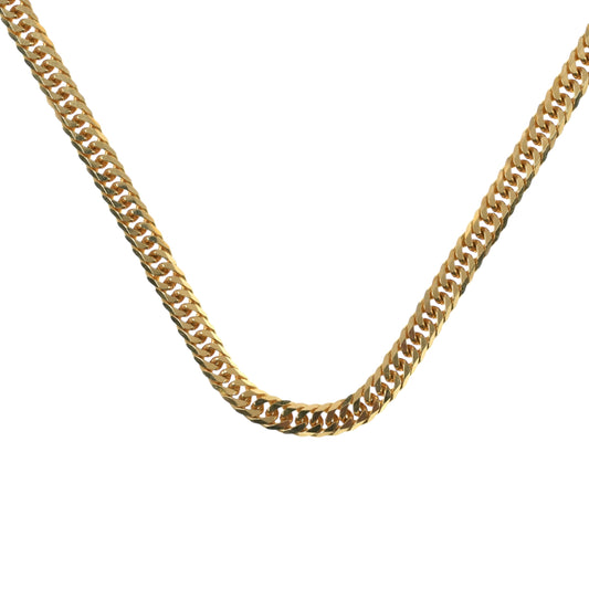 K18 Gold Curb Chain Necklace