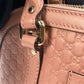 GUCCI Microssima Nice Dome Hand Bag Shoulder Bag - Pink