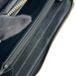 GUCCI Microguccissima Round Zip Long Wallet - Black