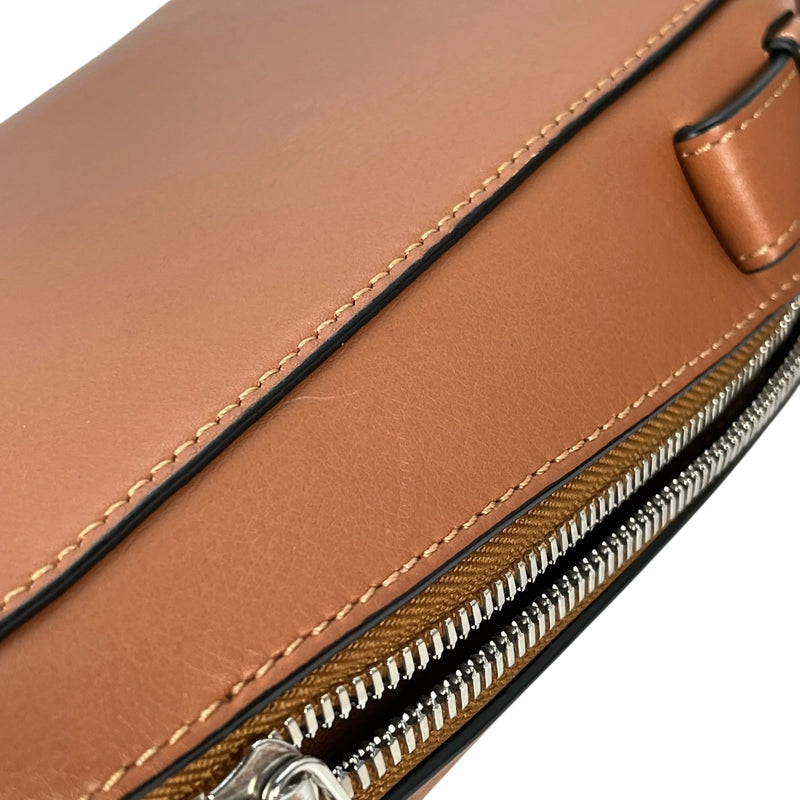 LOEWE Box Shoulder Bag Calfskin - Brown