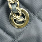 PRADA Nylon Quilting Chain Shoulder Bag - Navy