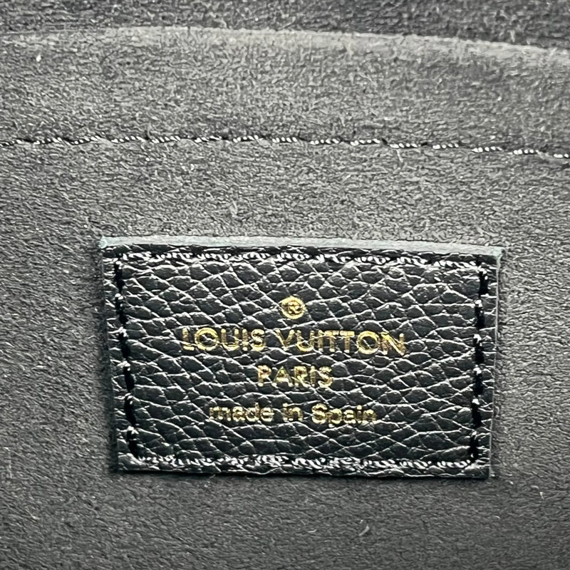 Louis Vuitton Monogram Empreinte Multi Pochette Hand Bag - Black