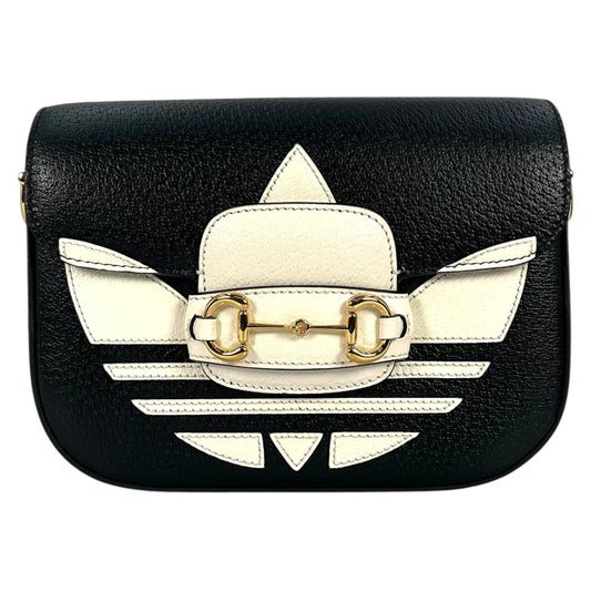 Gucci Adidas Horsebit 1955 Shoulder Bag - Black