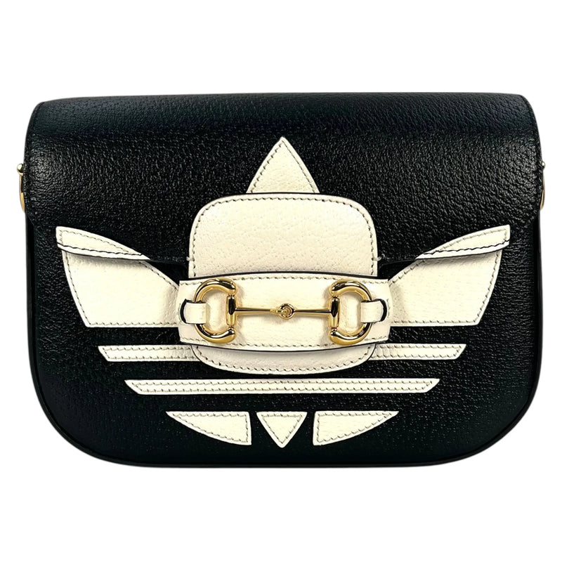 Gucci Adidas Horsebit 1955 Shoulder Bag - Black