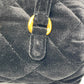 CHANEL Matelasse Boston Velvet Mini Bag Shoulder Bag - Black