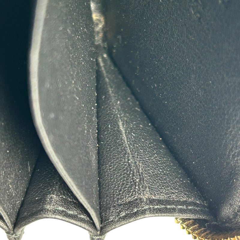 GUCCI グッチシマ GGパターン レザー コインケース - ブラック