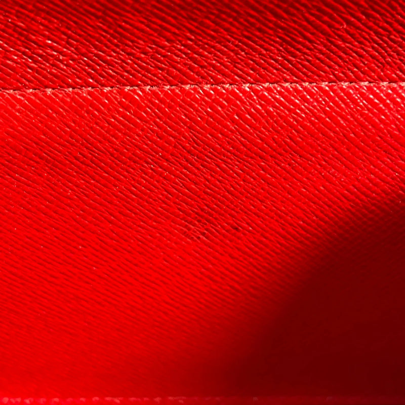 Louis Vuitton ポルトレゾール エテュイ パピエ エピレザー 三つ折り財布 コンパクトウォレット - レッド