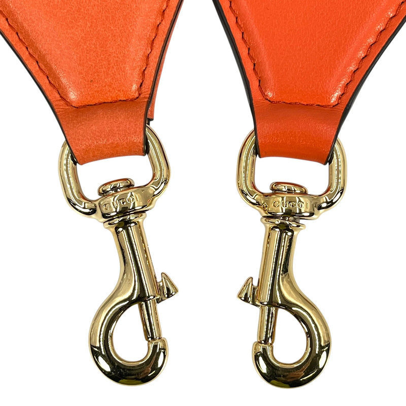 GUCCI GG Matelasse Small Shoulder Bag/Handbag - Orange 