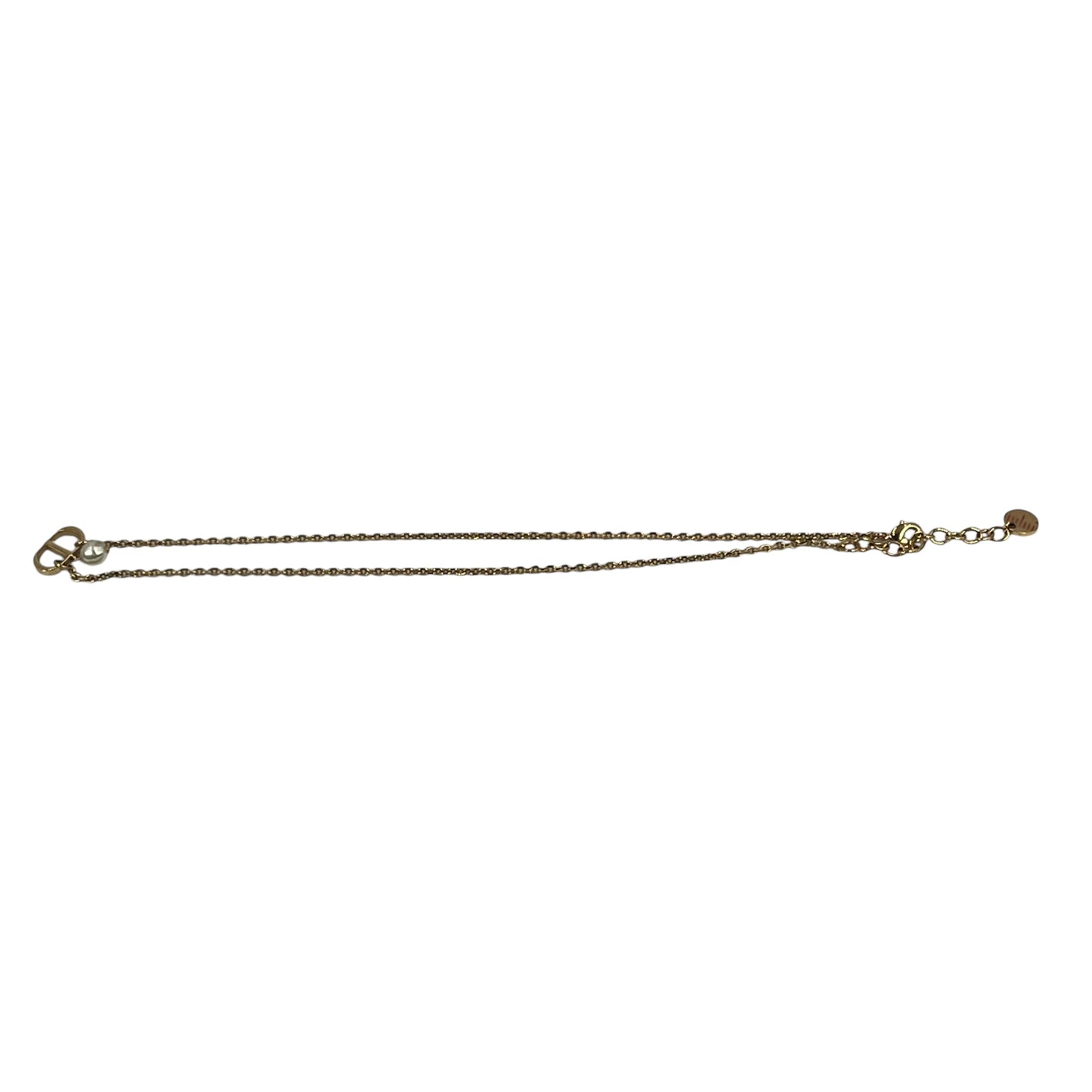 Dior Petit CD Fake Pearl Necklace