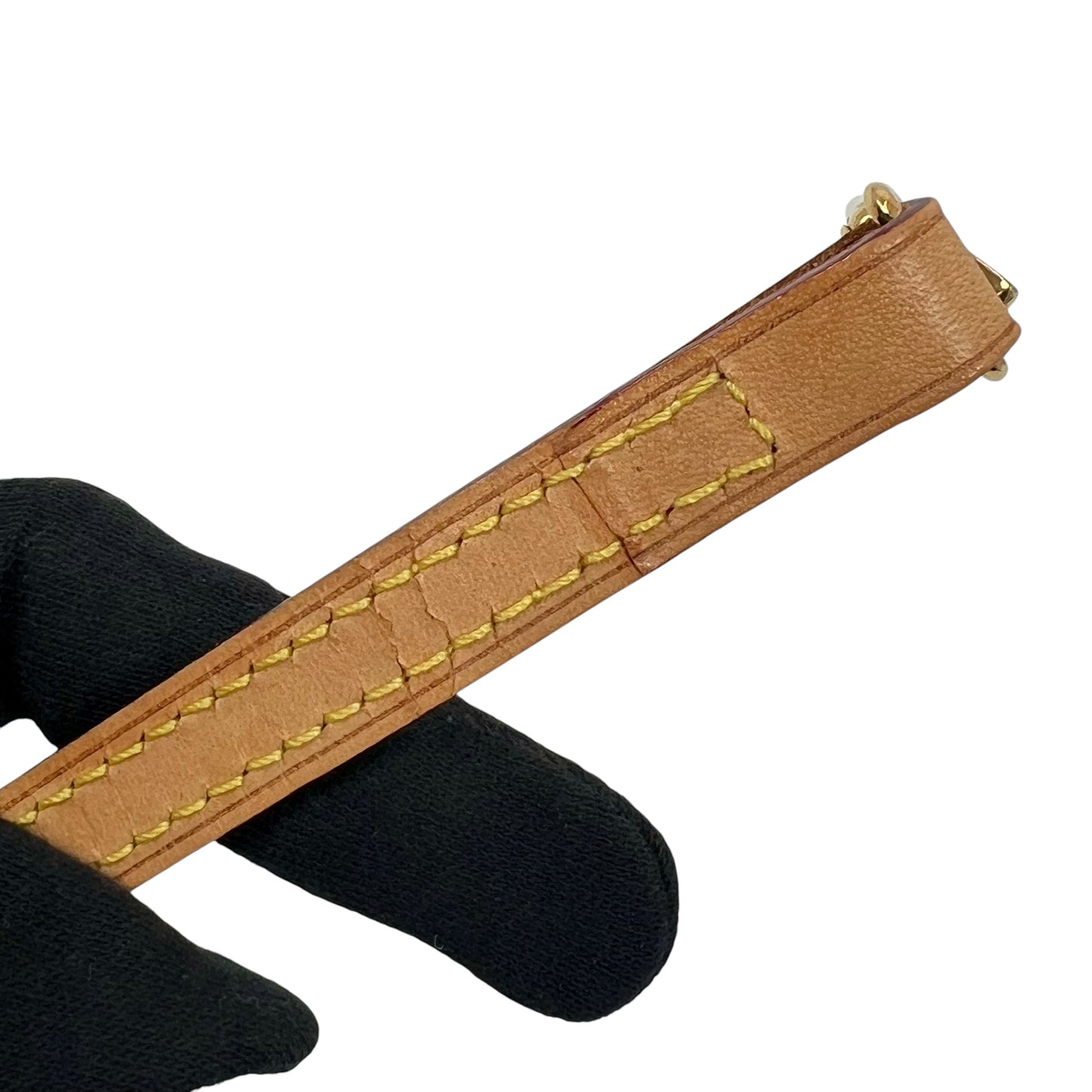 Louis Vuitton Brown Cowhide Leather Strap