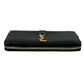 Saint Laurent YSL logo leather Round zip wallet