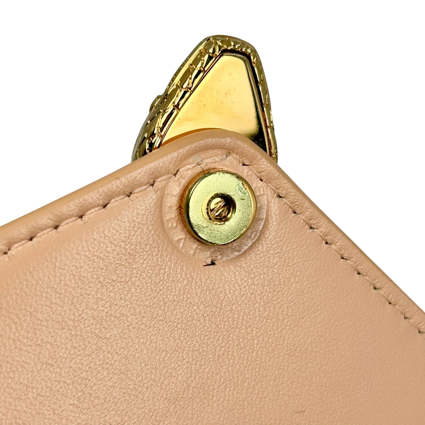 BVLGARI Serpenti Forever Chain Shoulder Bag - Pink Beige 