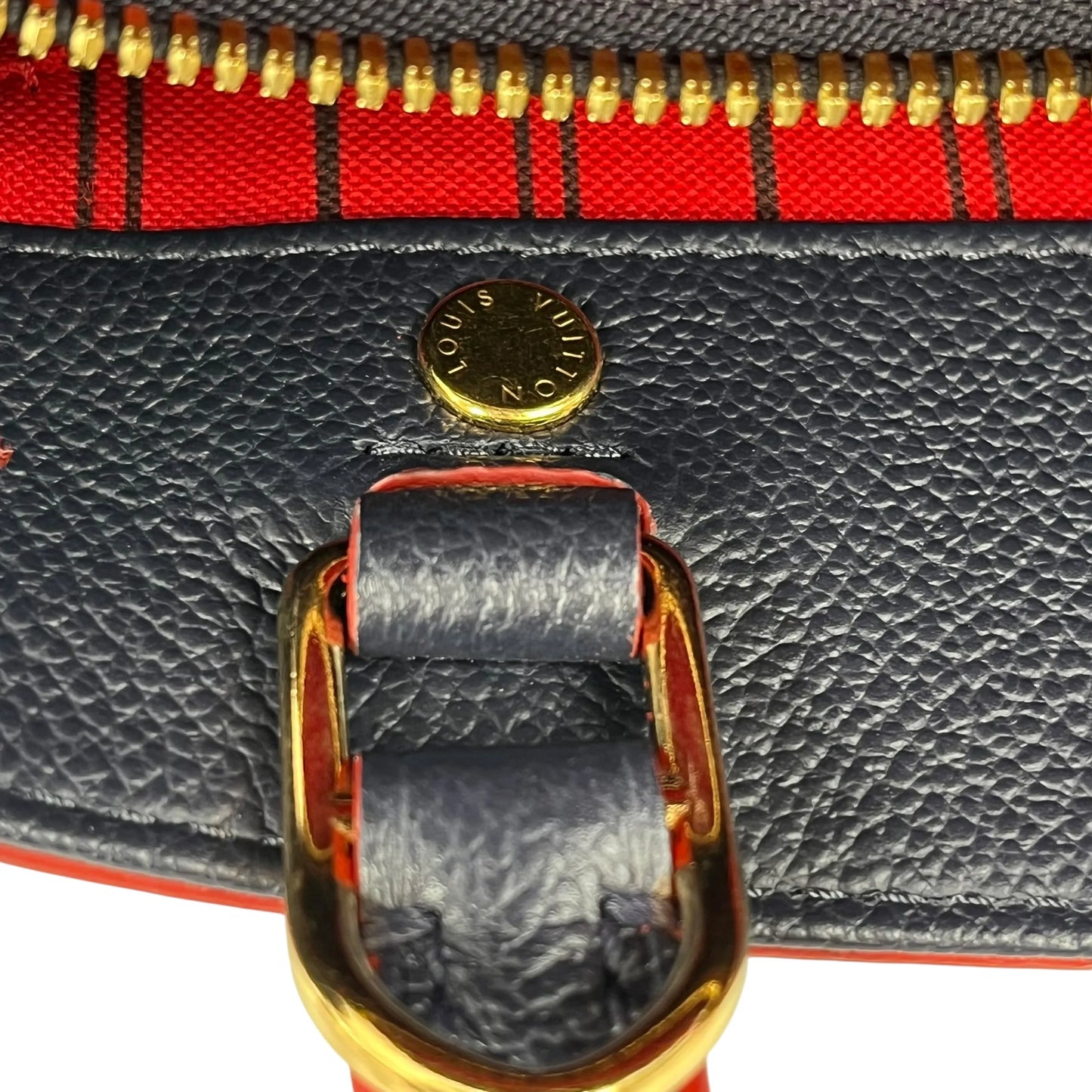 Louis Vuitton Monogram Empreinte Montaigne BB Hand Bag - Navy