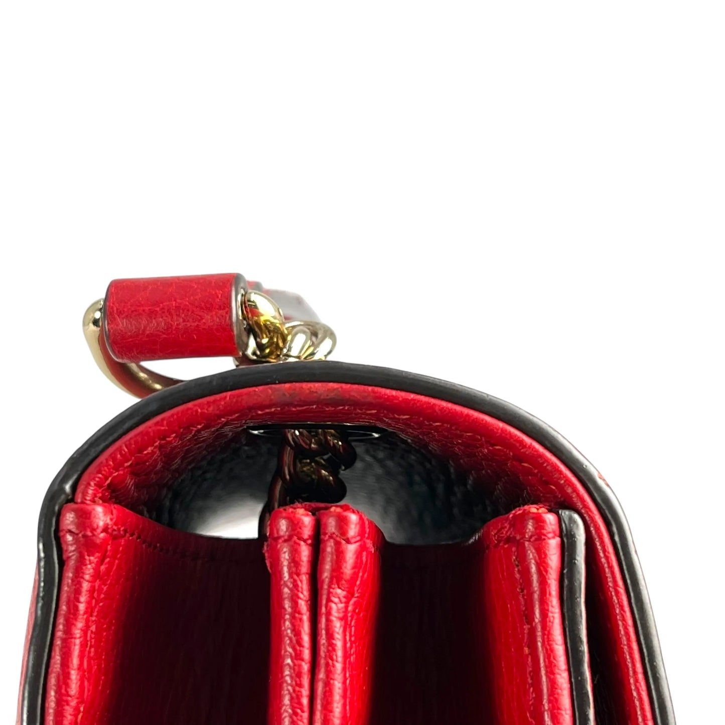 GUCCI Interloking G Shoulder Bag - Red