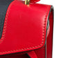 GUCCI Sylvie Chain Mini Hand Bag Shoulder Bag - Red