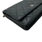 CHANEL Materasse Caviarskin Chain Wallet - Black - 34883
