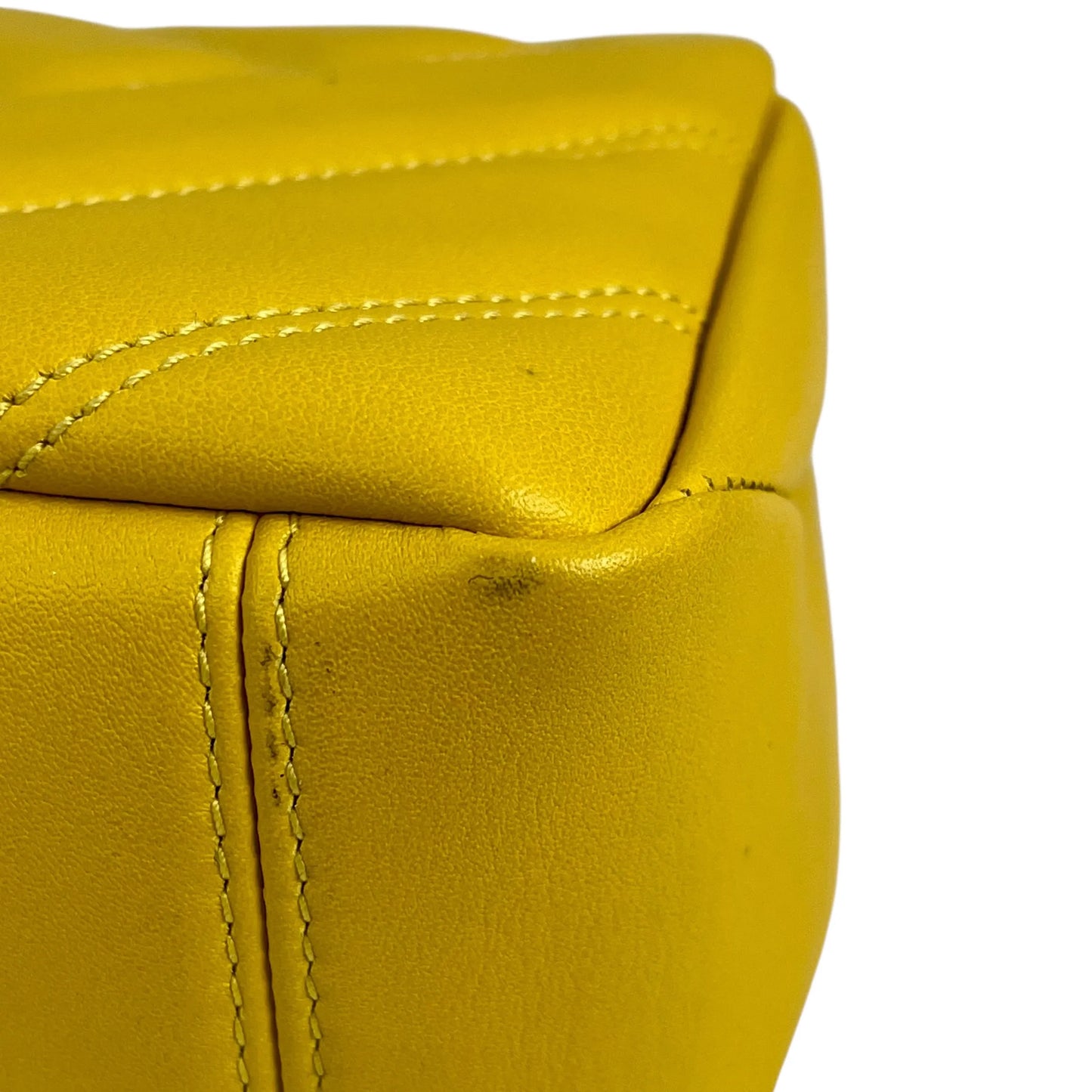 BVLGARI Serpenti Cabochon Chain Shoulder Bag - Yellow