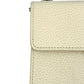 GUCCI Interrocking G Chain Wallet Shoulder Bag - Cream White
