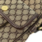 Celine Canvas Macadam Shoulder Bag - Brown