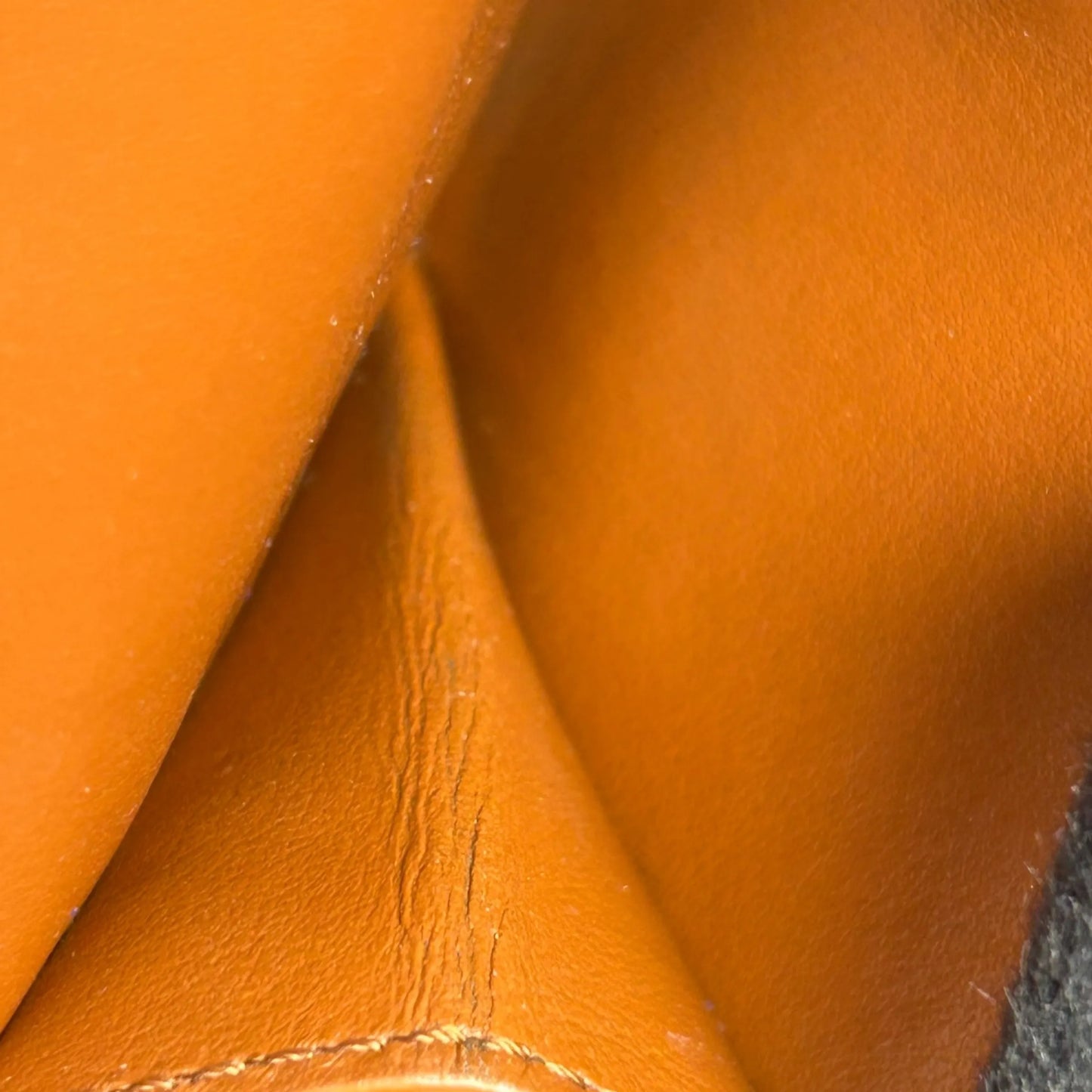 CELINE Triomphe Calfskin Small Compact Wallet - Brown 