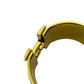 HERMES Clic Clac H Enamel Bracelet TGM Blue Gold