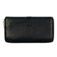 Saint Laurent YSL logo leather Round zip wallet