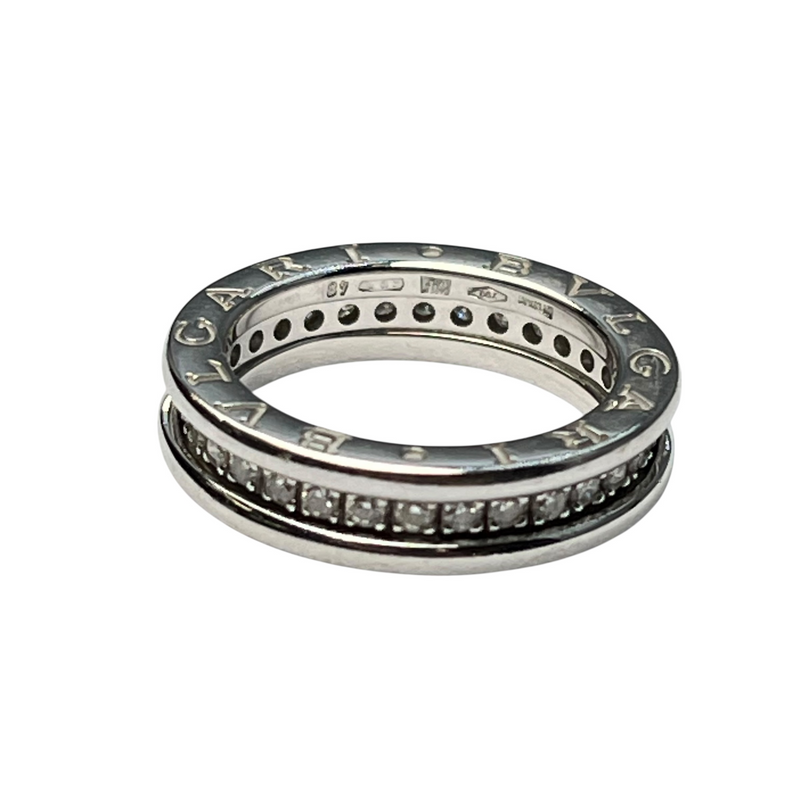 BVLGARI B-Zero1 1 Band Diamond Ring 18KWG Jewelry