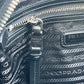 PRADA Diagramme Leather Backpack - Black