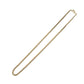 K18 Gold Curb Chain Necklace