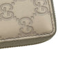 GUCCI Round Zipper Long Wallet - Beige