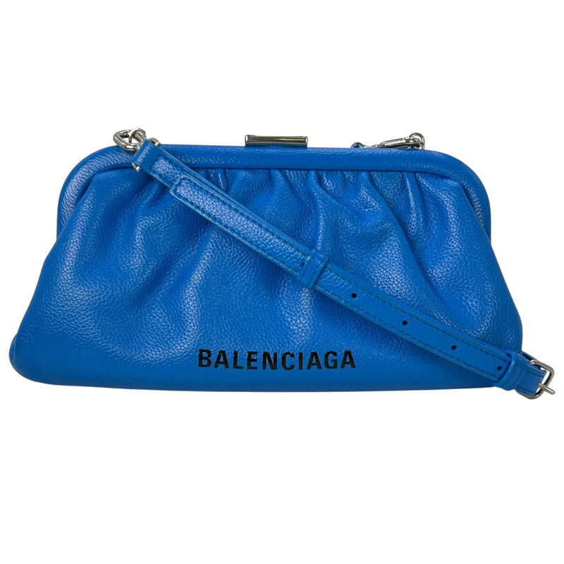 BALENCIAGA Cloud Shoulder Bag - Blue