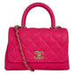 CHANEL Coco Handle 19XXS Caviar Skin Hand Bag - Pink