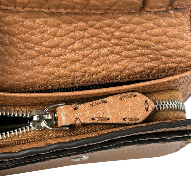 FENDI Selleria Compact Wallet - Brown