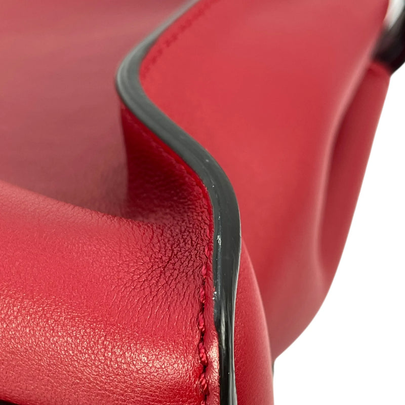 Fendi Peekaboo Iconic Medium Hand Bag Shoulder Bag - Red