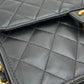CHANEL Matelasse Lambskin Chain Shoulder Bag - Black