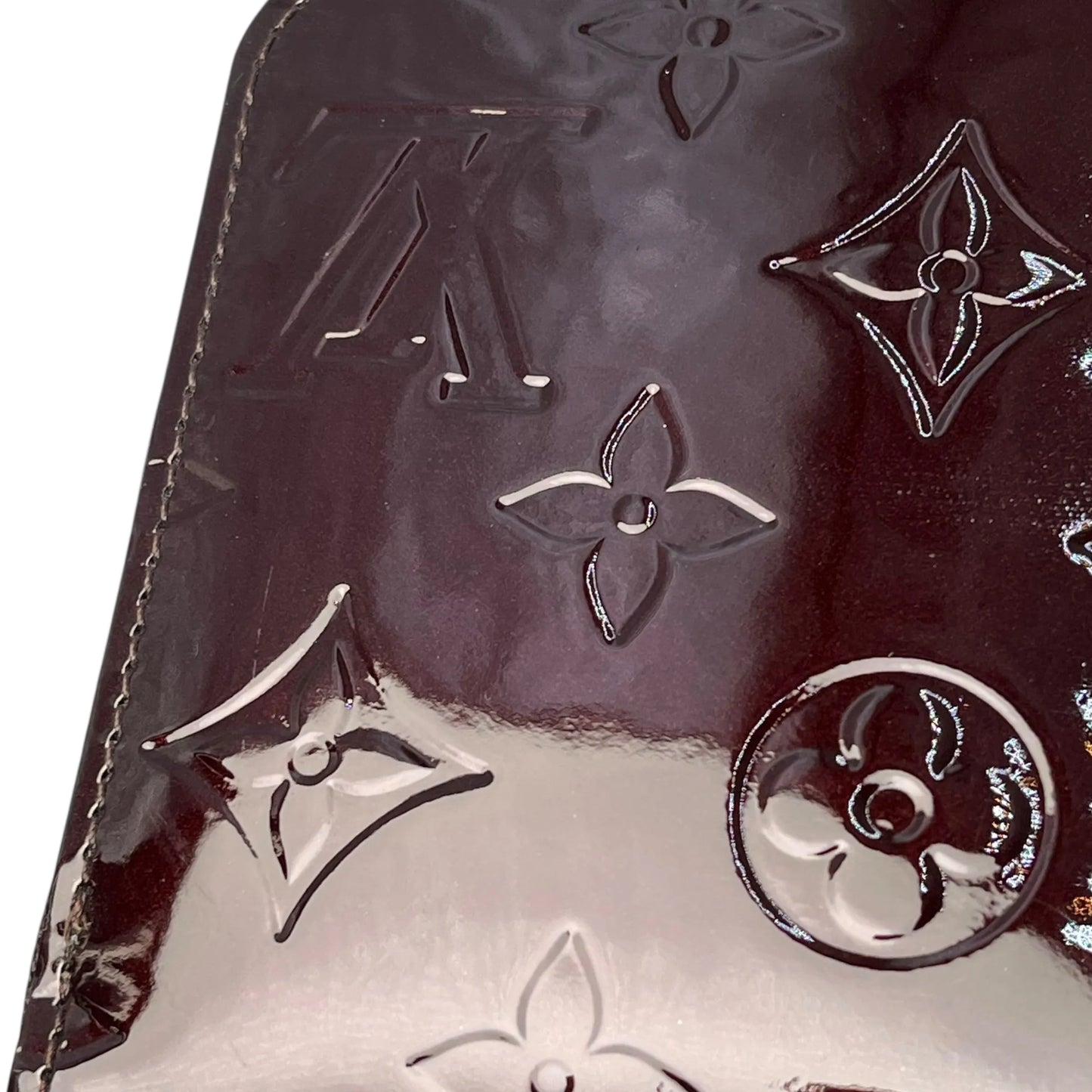 LOUIS VUITTON Monogram Vernis Zippy Wallet Long Wallet - Dark Brown 