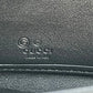GUCCI Microguccissima Round Zip Long Wallet - Black