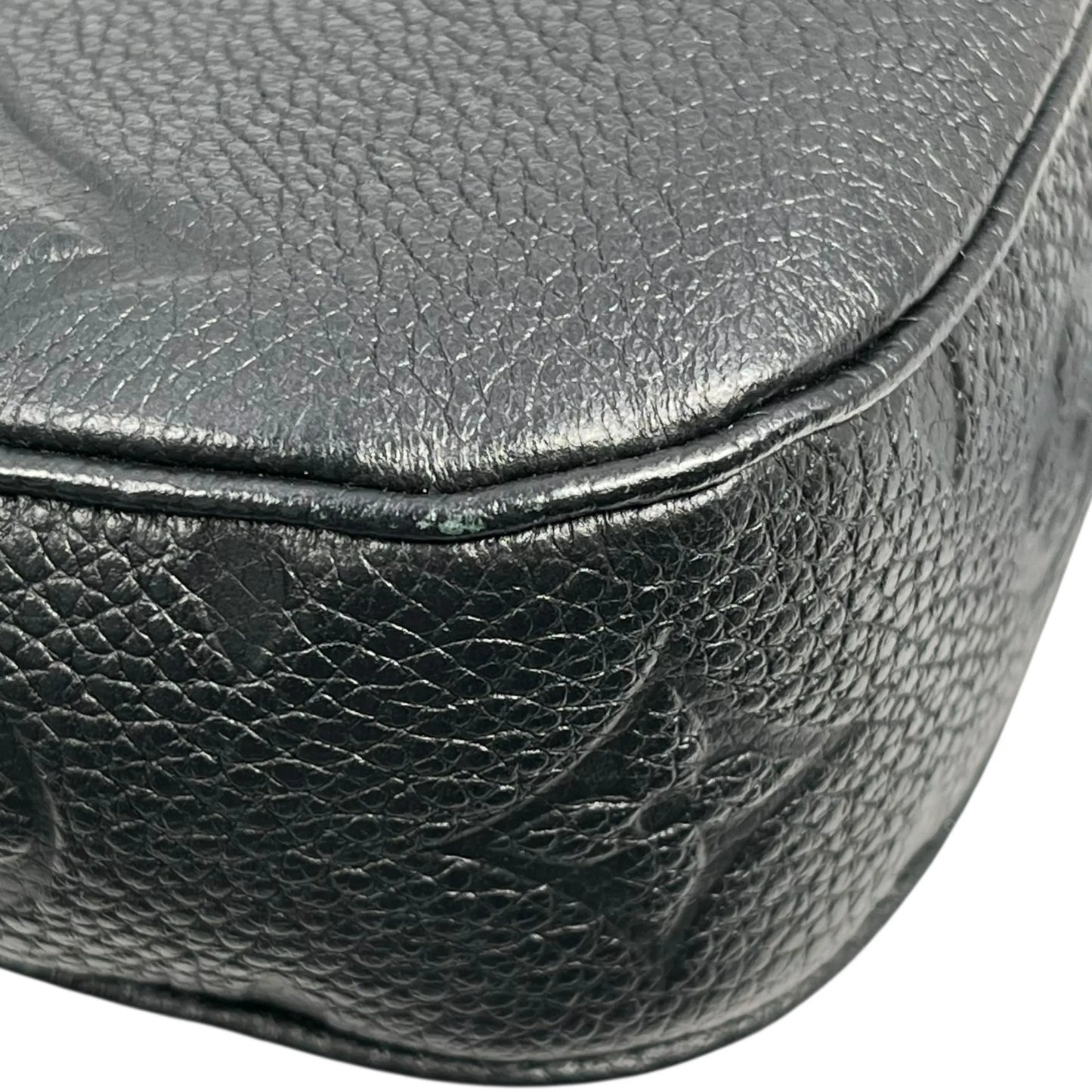 Louis Vuitton Monogram Empreinte Multi Pochette Hand Bag - Black