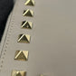 Valentino Rockstud Round Fastener Long Wallet - Gray