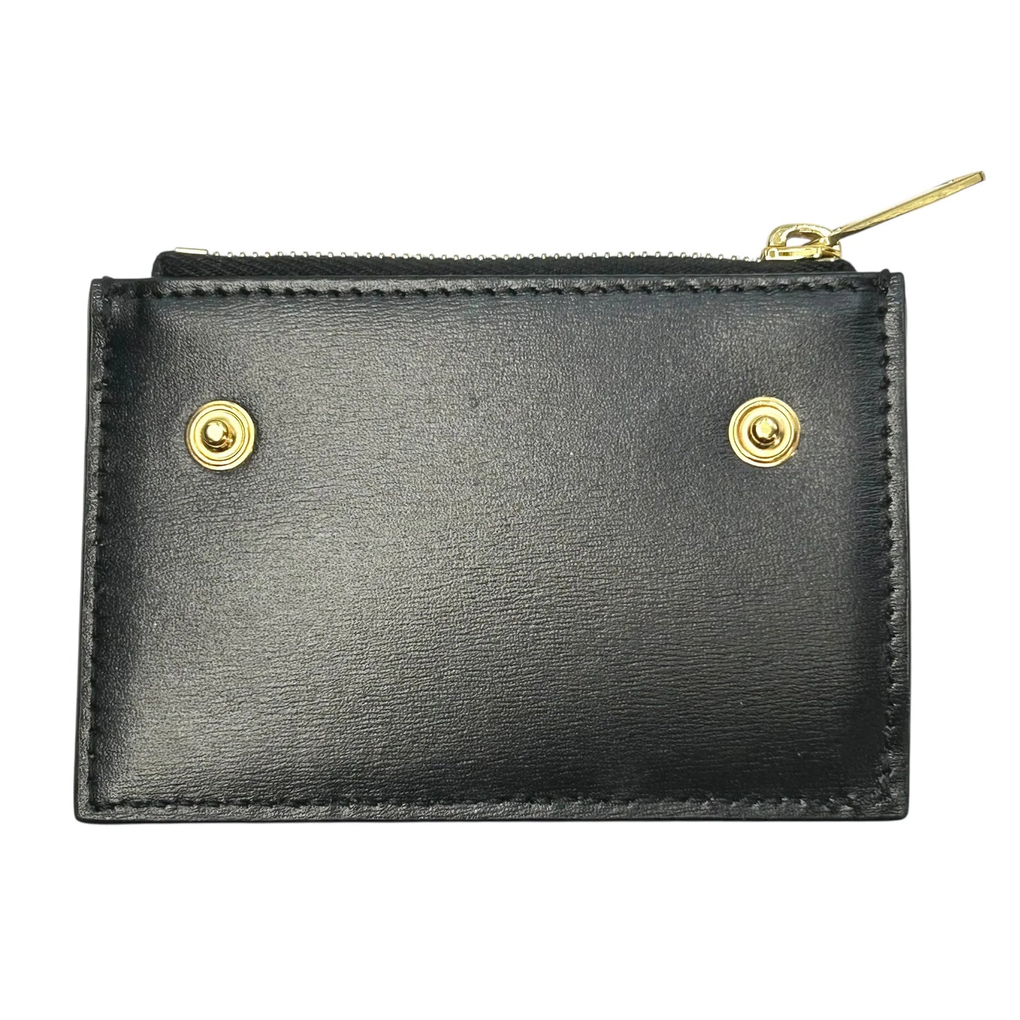 CELINE Compact Wallet With Coin Triomphe In Shiny Calfskin - Black